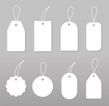 Price tags collection. Paper labels set. Vector