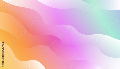 Modern Background With Dynamic Effect. For Futuristic Ad, Booklets. Vector Illustration with Color Gradient. © Eldorado.S.Vector