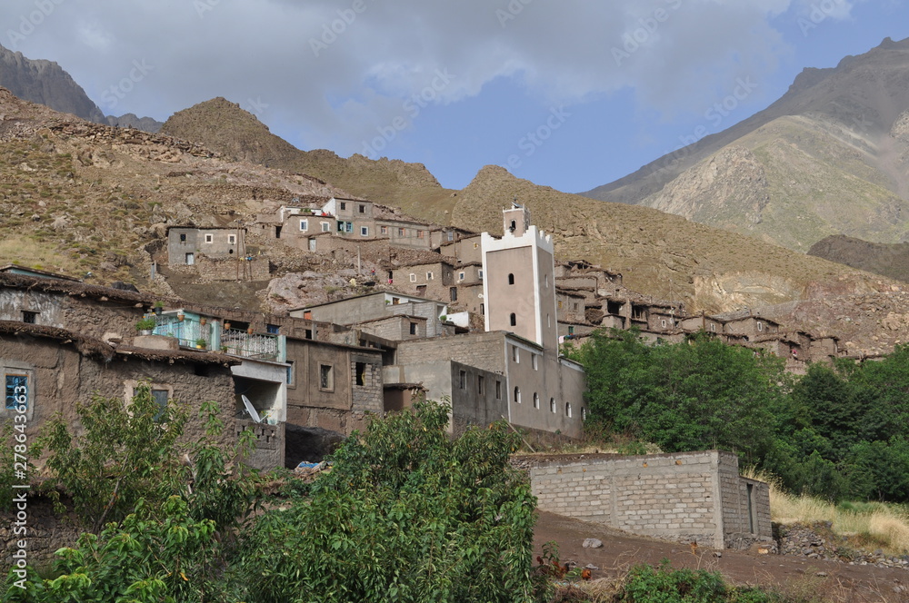 Morocco Atlas chain Berber villages 