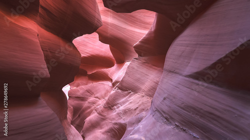 Quadro su tela mauve colored walls of lower antelope canyon
