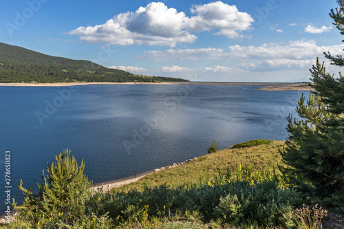 Landscape with Belmeken Dam  Rila mountain  Bulgaria