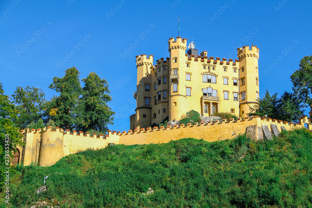 Hohenschwangau Castle or Hohenschwangau Castle - a castle in southern Bavaria near the village of the same name