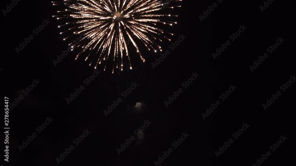 Bokeh Fireworks on Special Holiday of 4th of July or New Years Bokeh Fireworks on Special Holiday of 4th of July or New Years