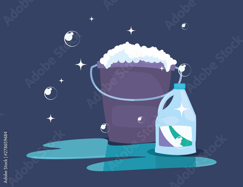 cleaning products and supplies design