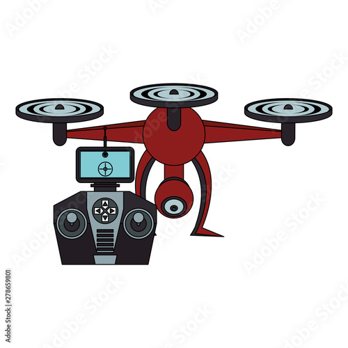 air drone remote control cartoon photo