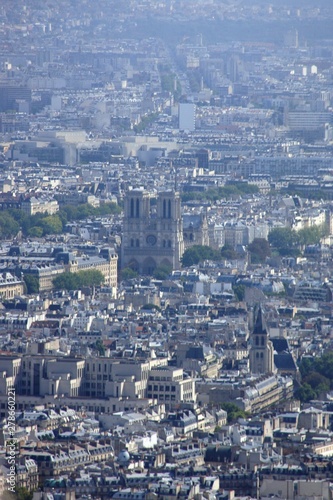Notre Dame vue de la Tour Eiffel