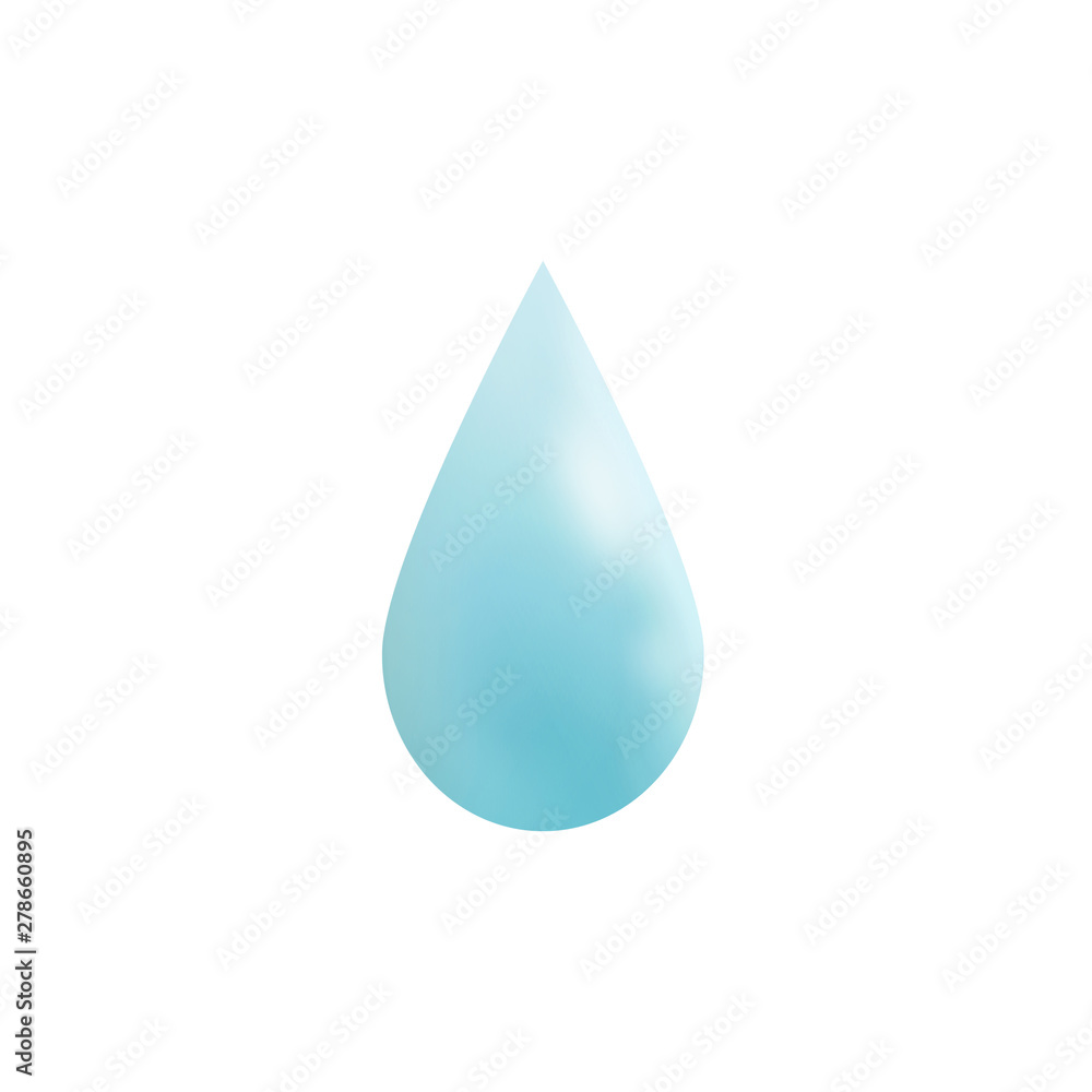 Water Icon Illustration Of Water Drop 水のアイコン 水滴のイラスト Ilustracion De Stock Adobe Stock