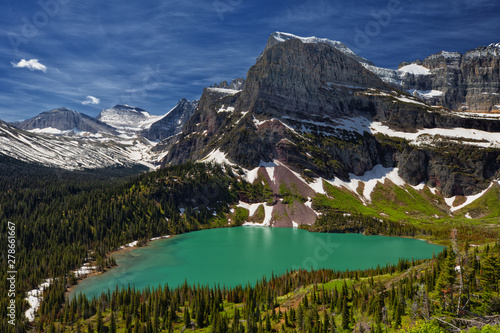Grinnell Lake, Grinnell Glacier Hike
