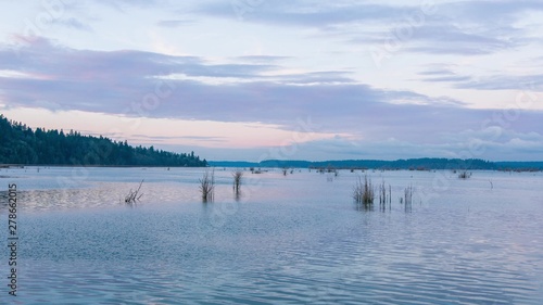 view of lake in sunny day