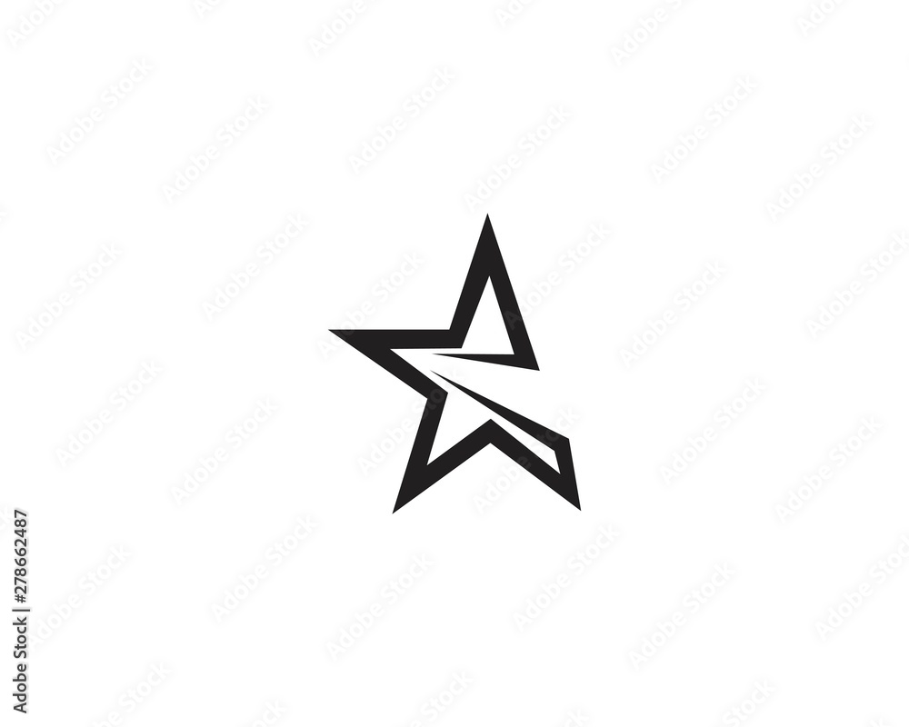 Red and blue Star business Logo Template vector icon Red and blue Star business Logo Template vector icon