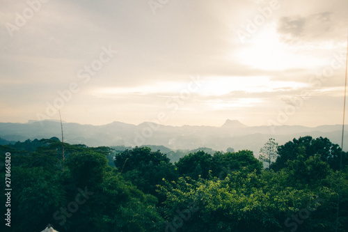 sunset in kandy