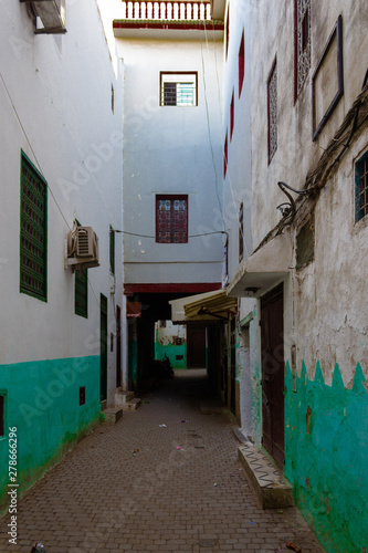 Old streets in old Moroccan city