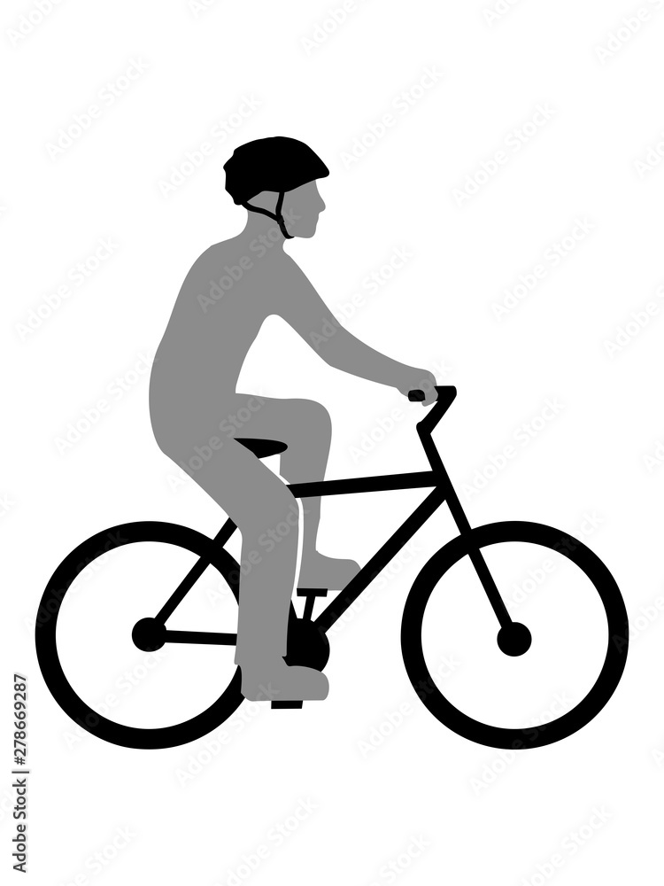 fahrradfahrer ausflug radtour fahrradtour tour fahrradhelm fahrrad helm  fahren fahrer sicherheitshelm schutz schützen kopfschutz cool design biker  sicher unfall clipart Stock-Illustration | Adobe Stock