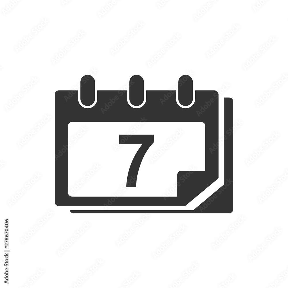 Calendar icon template color editable. Calender on the wall symbol vector sign isolated on white background. Simple logo vector illustration for graphic and web design. Calendar icon template color editable. Calender on the wall symbol vector sign isolated on white background. Simple logo vector illustration for graphic and web design.