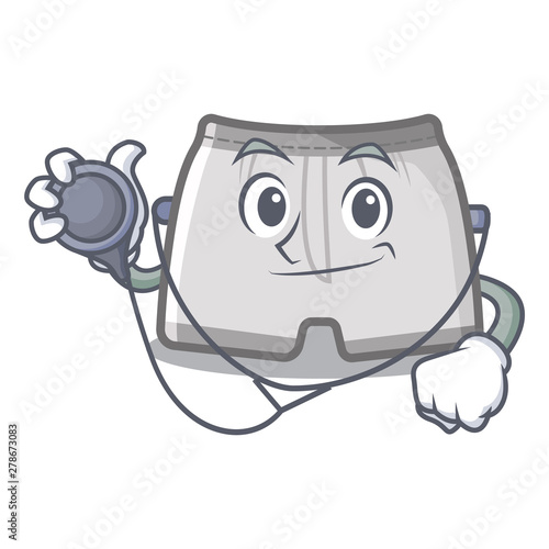 Doctor swimming trunks in the cartoon shape