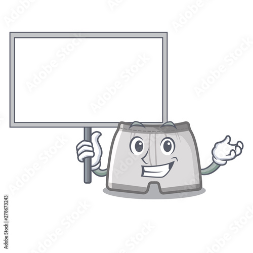 Bring board swimming trunks in the cartoon shape