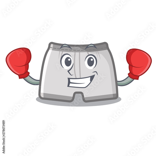 Boxing swimming trunks in the cartoon shape