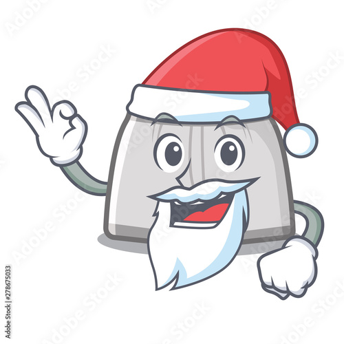 Santa swimming trunk in the cartoon locker