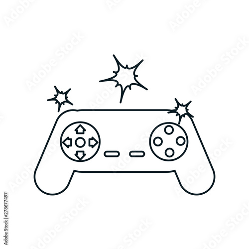 video game control retro icon