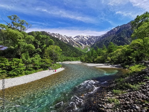 sunny day in Kamikochi