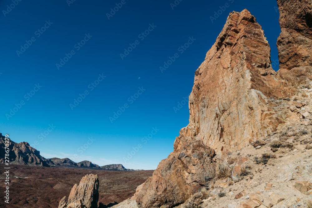 Fototapeta premium Las Canadas caldera in Teide National Park on the island of Tenerife in the Canary Islands
