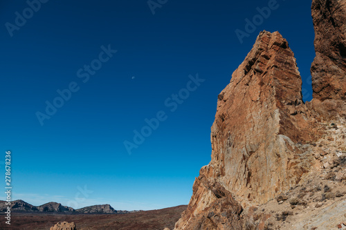 Las Canadas caldera in Teide National Park on the island of Tenerife in the Canary Islands