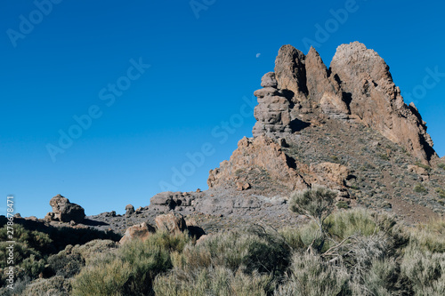 Las Canadas caldera in Teide National Park on the island of Tenerife in the Canary Islands