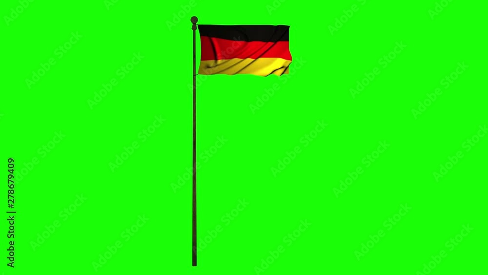 germany Animation Flag Animation Green Screen Animation germany video