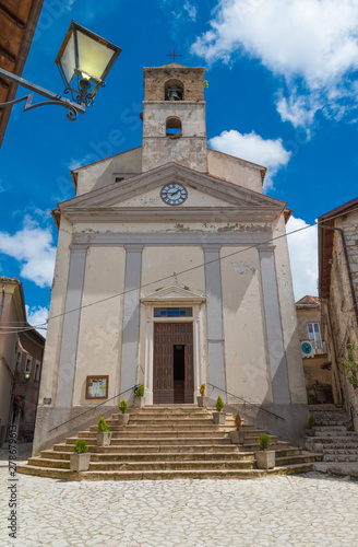 Cottanello (Rieti, Italy) - A very small and charming medieval village with stone hermitage on the Rieti hills, Sabina area, Lazio region, central Italy. photo