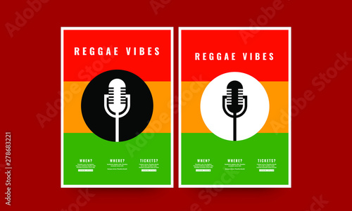 Reggae Vibes Event Poster Design