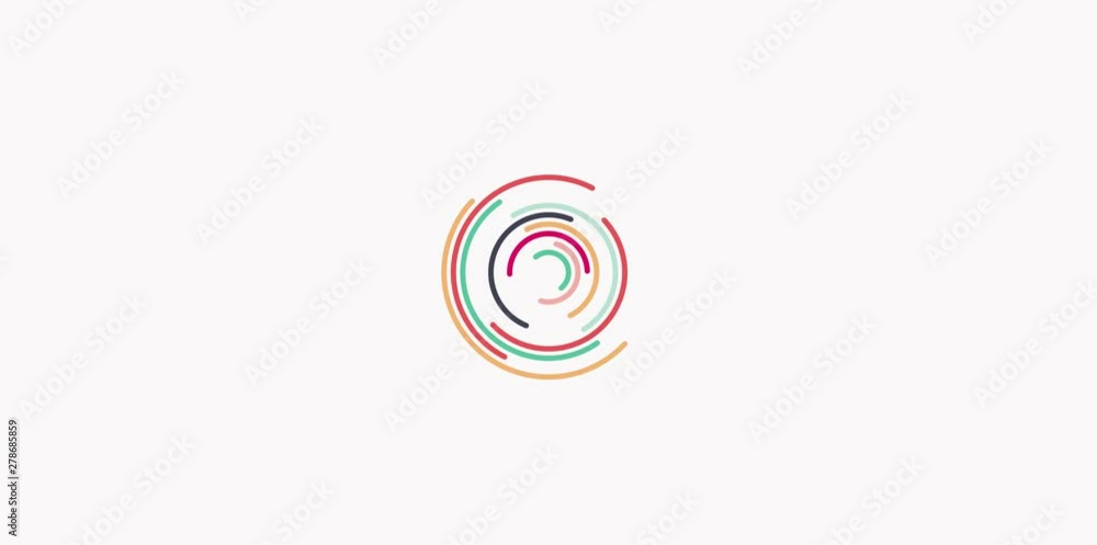 reloader sign for computer programmes and mobile apps. Modern preloader with colofful loop stripes and progress loading sign in center on white background. reloader sign for computer programmes and mobile apps. Modern preloader with colofful loop stripes and progress loading sign in center on white background.
