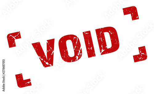 void stamp. void square grunge sign. void