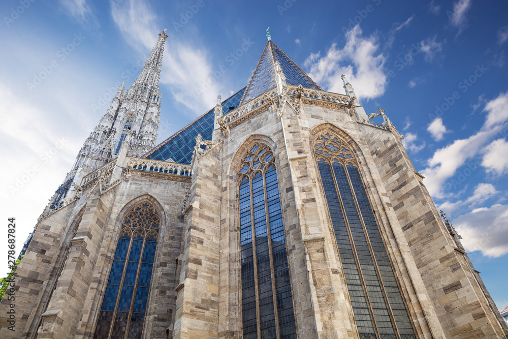 St. Stephen's Cathedral -  famous landmark in Vienna, Austria, Europe.