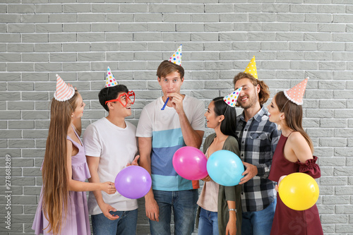 Group of friends with Birth...