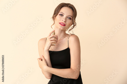 Beautiful young woman with ...