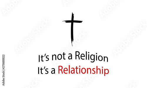 Christian faith, typography for print or use as poster, card, flyer or T shirt