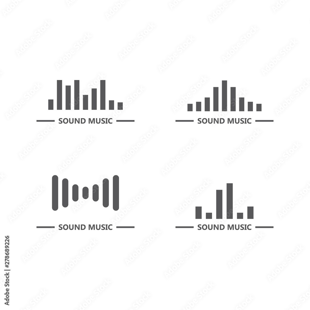 sound wave music logo