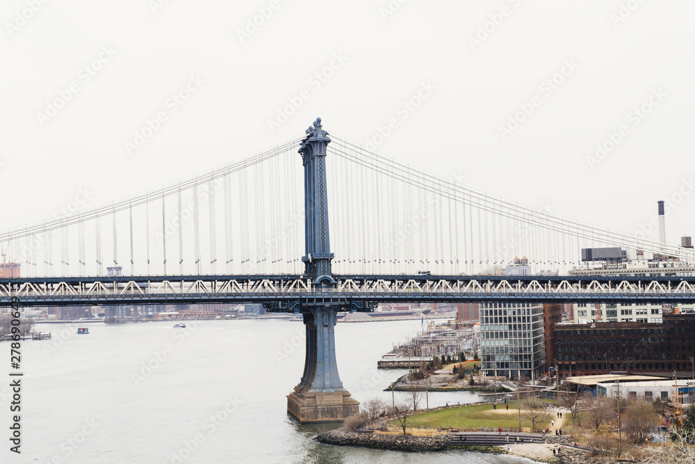 Brooklyn Bridge and New York