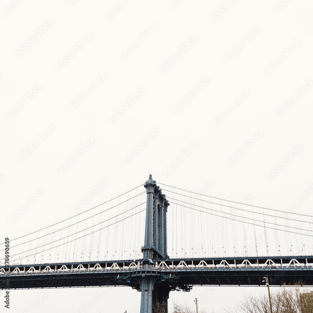 Part of bridge in New York Part of bridge in New York