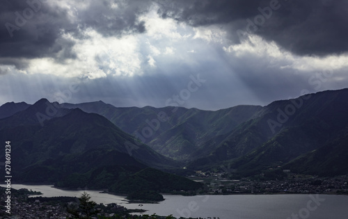 Lake Kawaguchi and Village