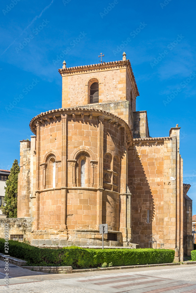 View at the Church of San Juan de Rabanera in Soria - Spain