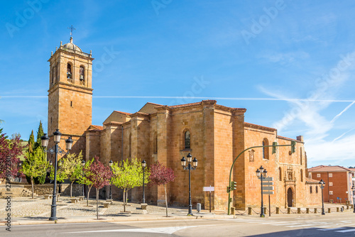 Tableau sur toile View at the Cathedral of San Pedro in Soria - Spain