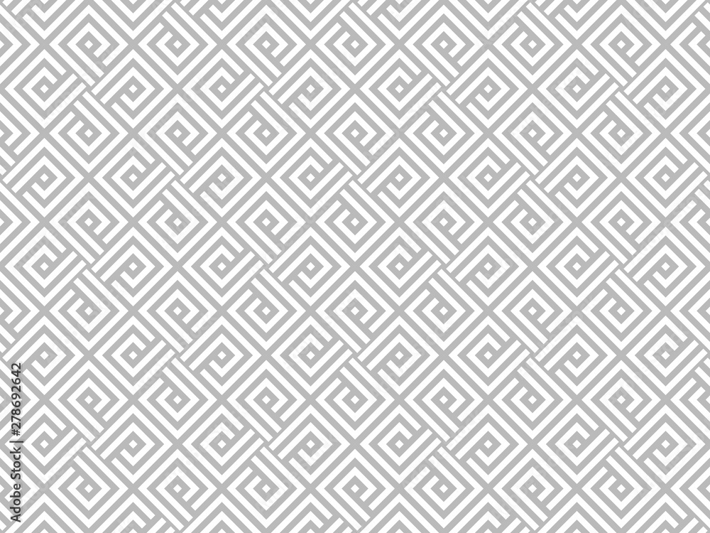 Abstract geometric pattern. A seamless vector background. White and grey ornament. Graphic modern pattern. Simple lattice graphic design. Abstract geometric pattern. A seamless vector background. White and grey ornament. Graphic modern pattern. Simple lattice graphic design.