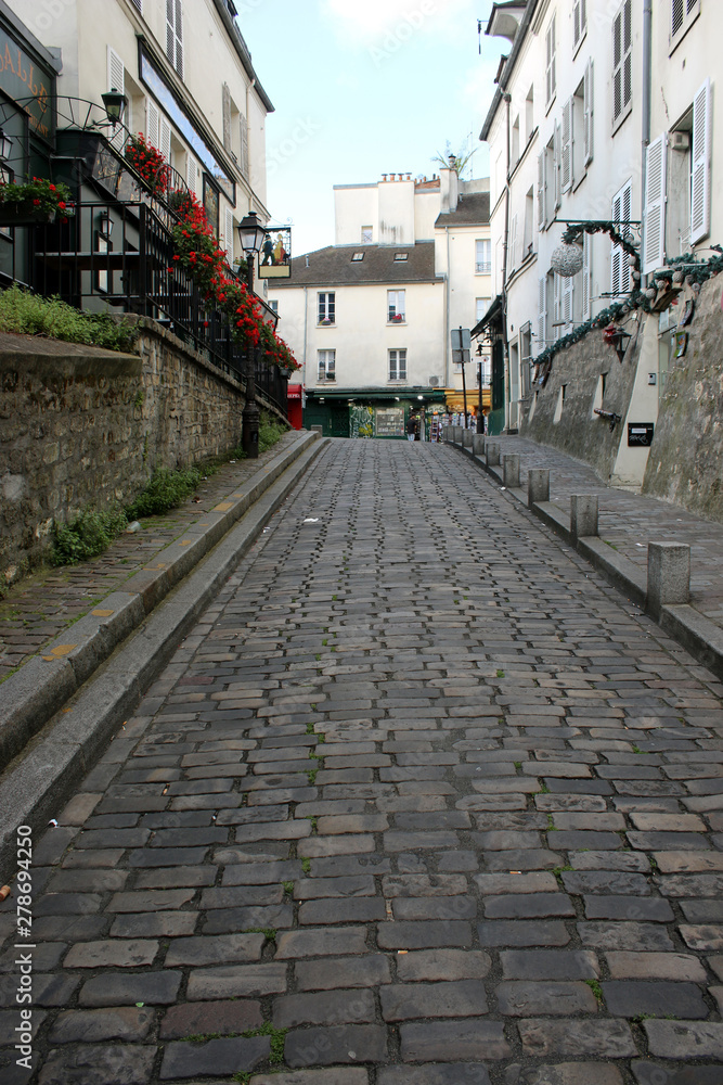 Paris - Montmartre - Rue des Saules