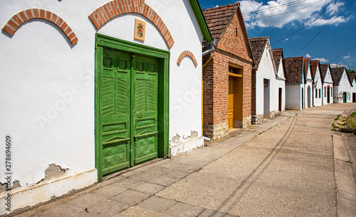 Traditional wine cellars in...