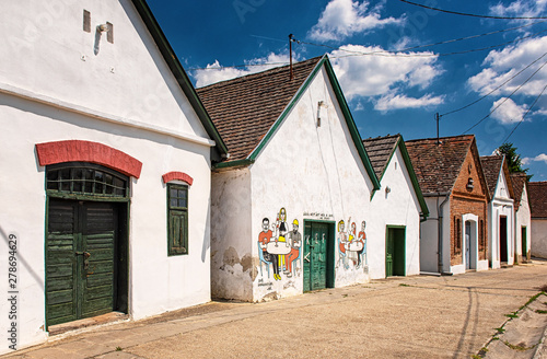 Traditional wine cellars in...