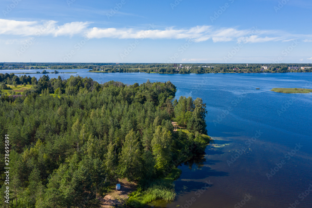 Daugava river next to Daugmale, Latvia.