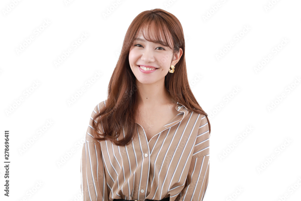 笑顔の女性 笑顔の女性