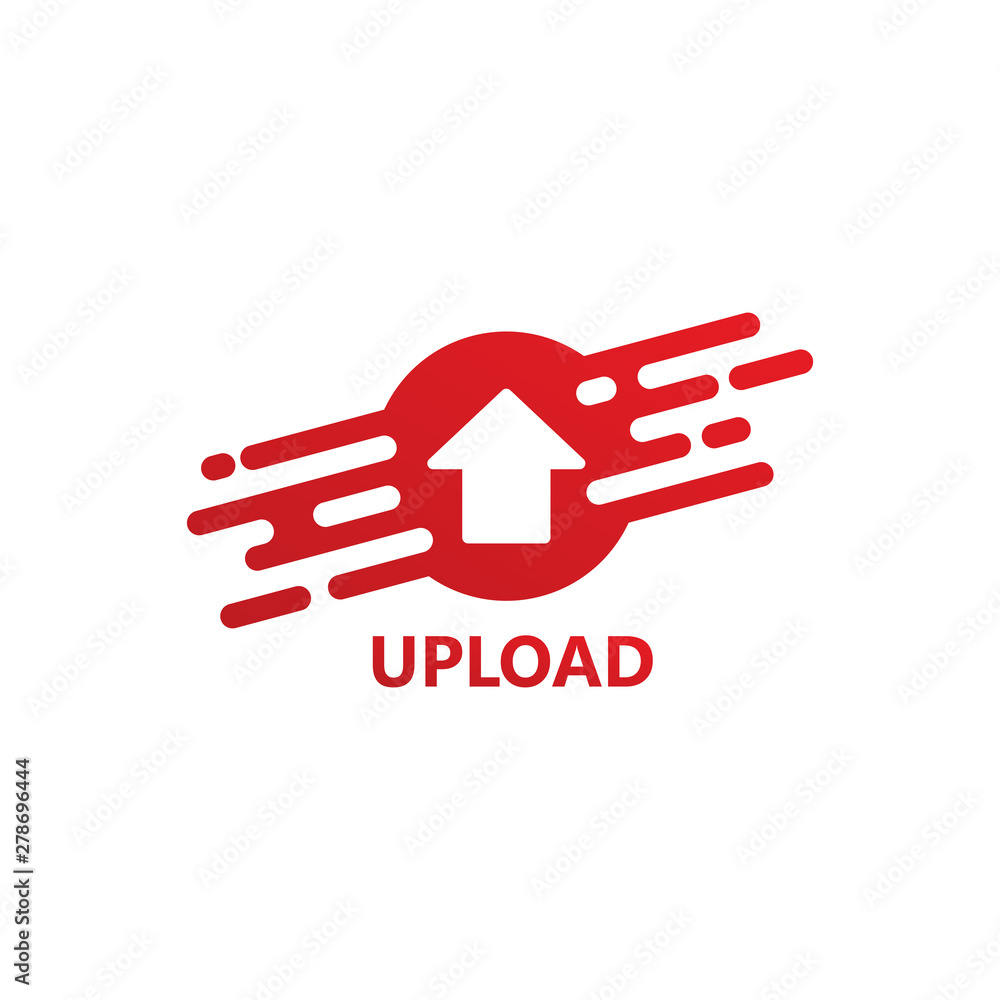 Digital Upload Logo Template Design Vector, Emblem, Design Concept, Creative Symbol, Icon Digital Upload Logo Template Design Vector, Emblem, Design Concept, Creative Symbol, Icon