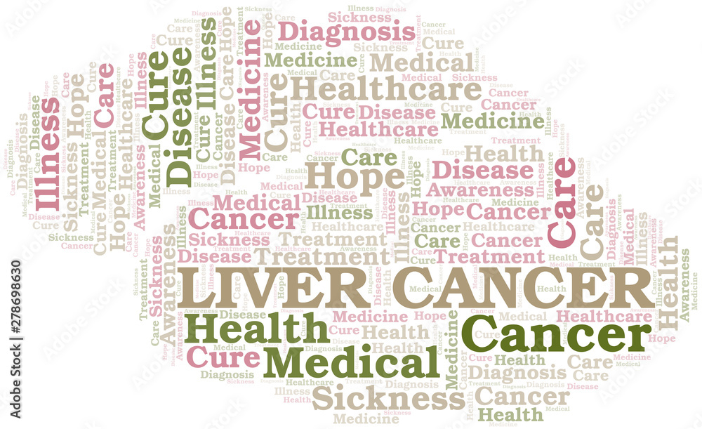 Liver Cancer word cloud. Vector made with text only. Liver Cancer word cloud. Vector made with text only.